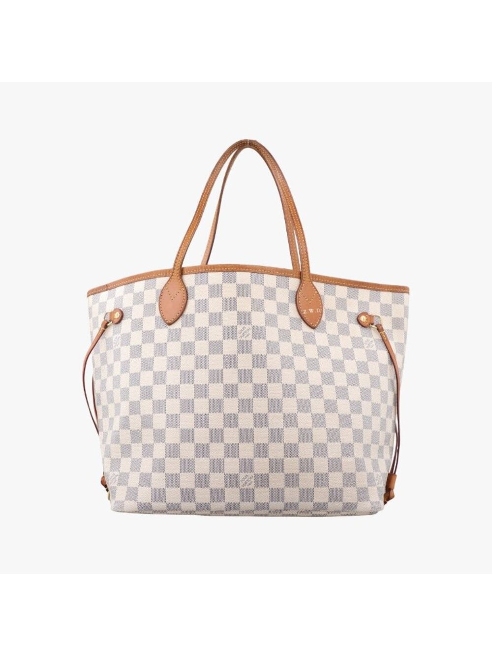 Louis Vuitton Neverfull MM Azur Damier Canvas Tote